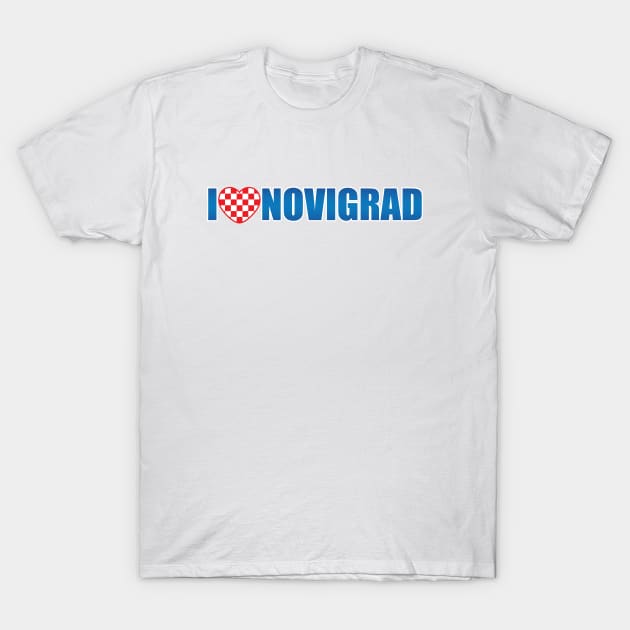 I Lovi Novigrad T-Shirt by Marina Curic